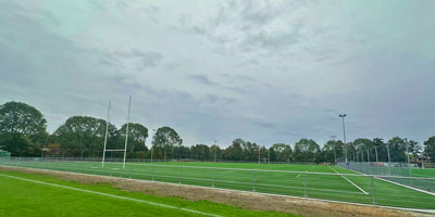 Kunstgrasveld is klaar