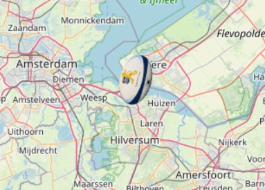 Kaart locatie gooi
