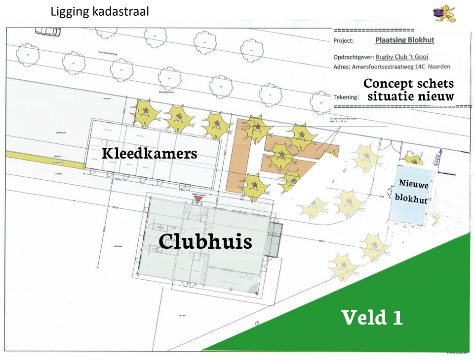2024 Concept schets situatie blokhut
