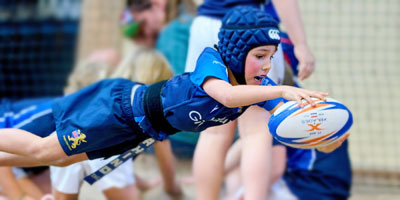 Actiefoto beachtoernooi